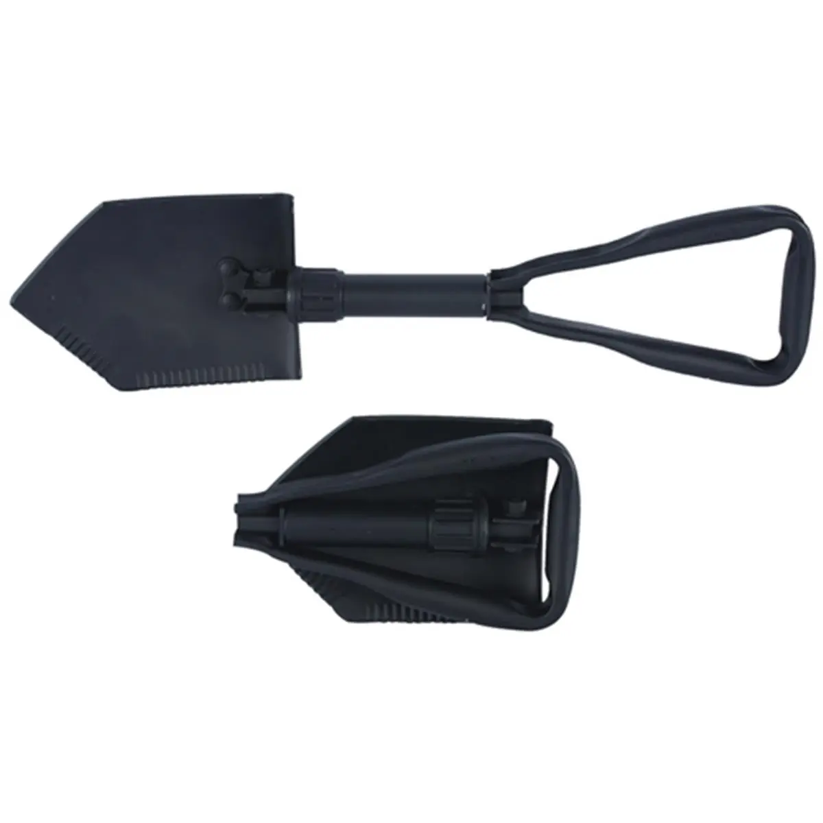 Fox Outdoor GI-Spec Tri-Fold Shovel, 24 in. Extra Heavy Duty Forged Steel E-Tool, Compact Folding GI-Spec Tool for Camping Fishing, Folds Compactly