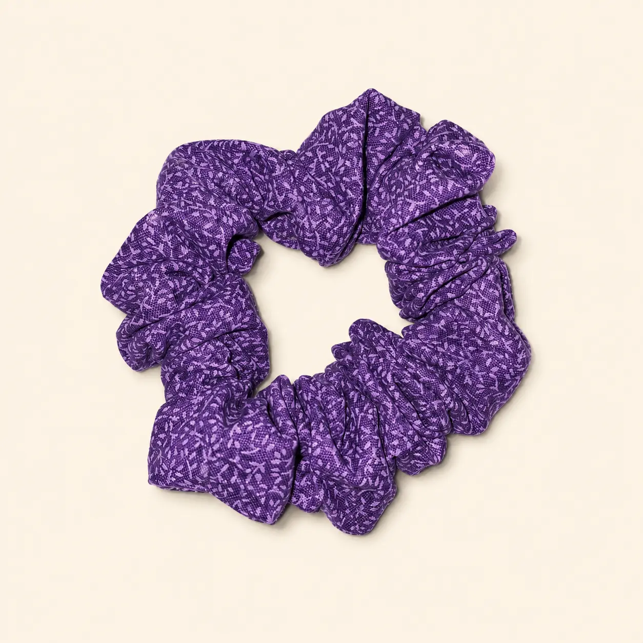 Purple Vines Scrunchie