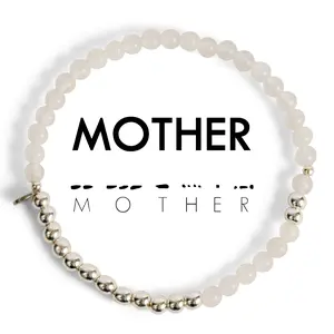 Silver Morse Code Bracelet | MOTHER