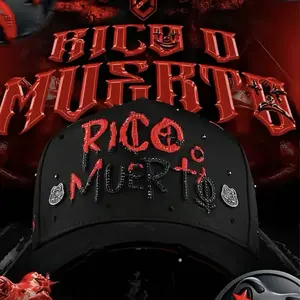 Cap “Rico o Muerto”, MzHats, black/red premium