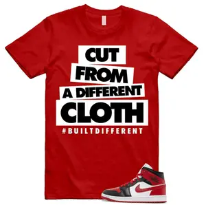 1 Alternate Bred Toe Gym Red Black White Mid Unisex Shirt Match CLOTH, Mens Women clothing, Graphic Tees, Top T-Shirt