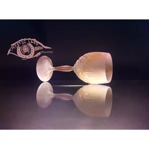 Golden Streams ~ Pink Goldish Crystal Stemware