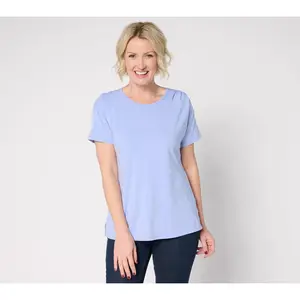 BEAUTIFUL by Lawrence Zarian Pleated Shoulder Top