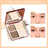 JUDYDOLL 2 in 1 Highlight & Contour Palette - Face Shaping, Long-Lasting, Multi-Use Makeup Palette, Face Bronzer, Cool Toned, Natural Matte Highlighter, Blendable, Buildable Contour, Back to School