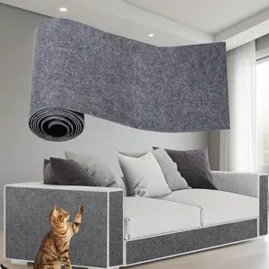 Cat Furniture Protector | Trimmable Self-Adhesive Scratch Pad Vertical Scratcher (Gray, 78.7x15.8) Shields Sofa/Door/Cat Tree from Claws Black Friday Deal: Pet Essential Christmas Gift for Cat Owners