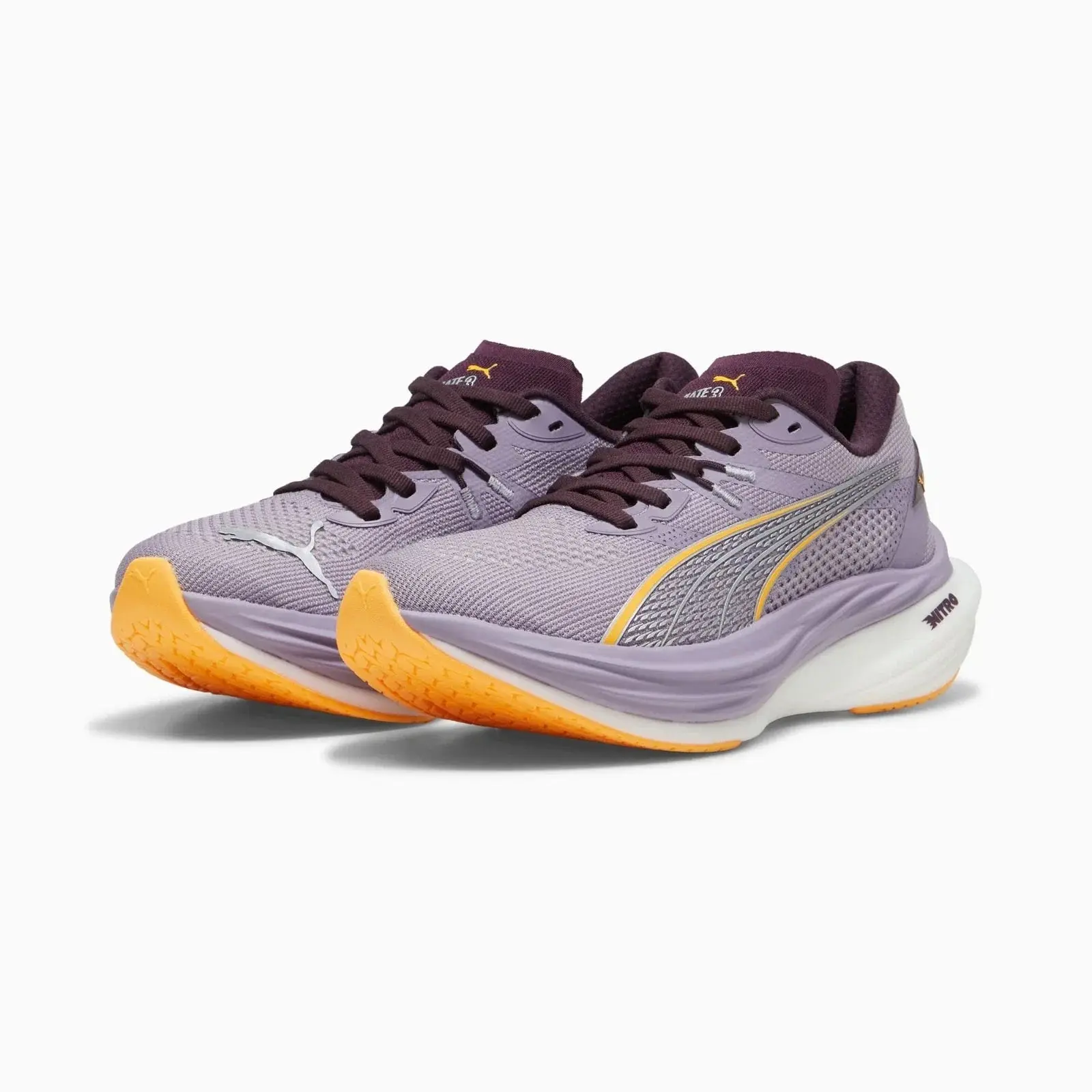 PUMA Deviate Nitro 3 Running Shoe in Pale Plum | Women's