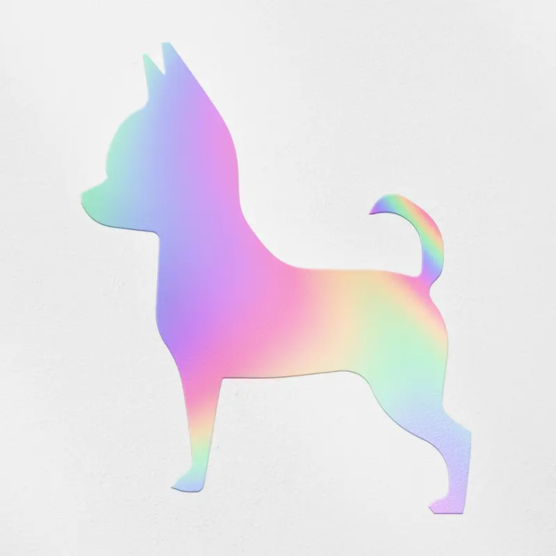 Transparent Decal Stickers Of Chihuahua 2 Premium Waterproof Vinyl Decal Stickers For Laptop Phone Accessory Helmet Car Window Mug Tuber Cup Door Wall Decoration