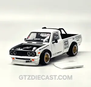 POPRACE 1/64 PANDEM DATSUN 620 WHITE PR640350