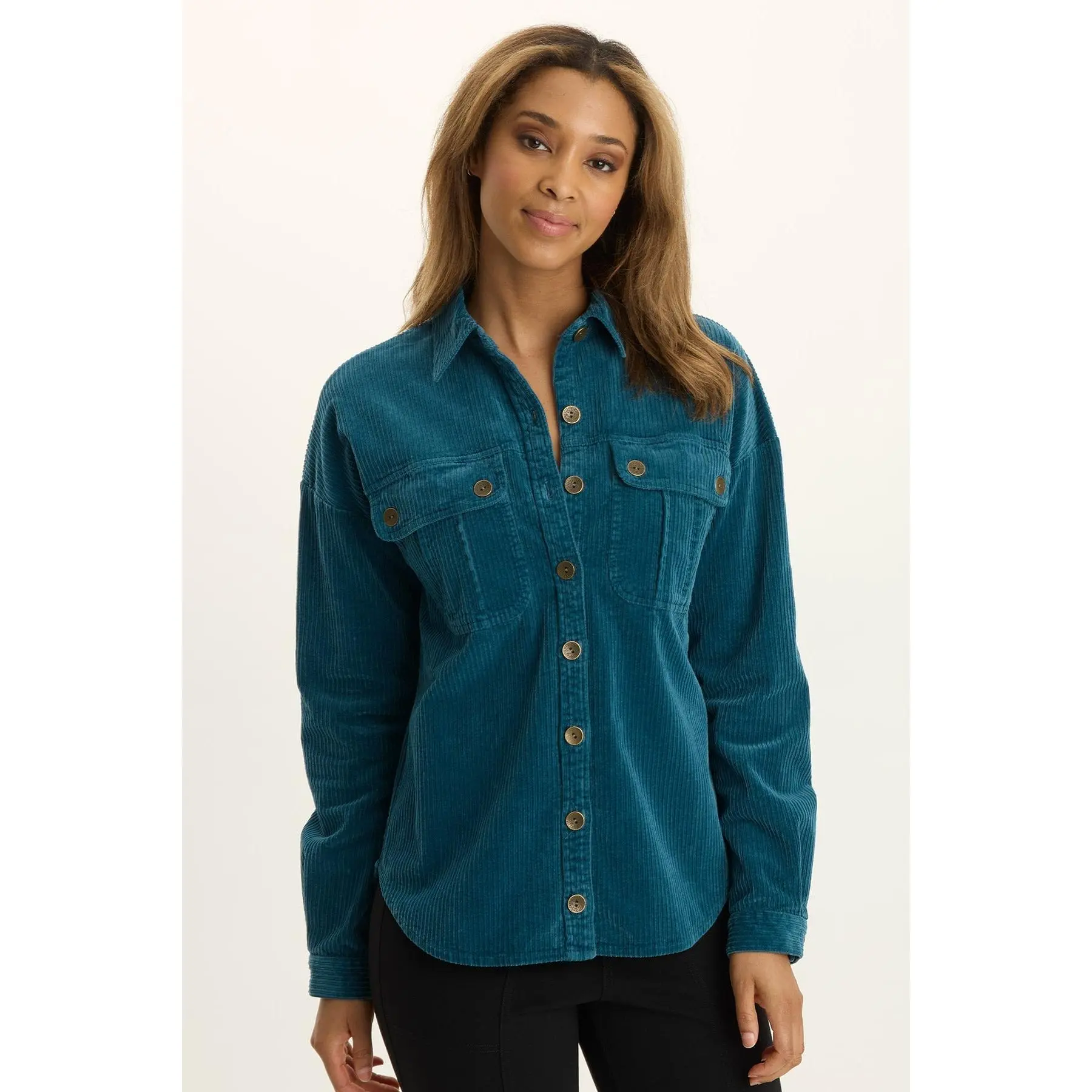 Smithson Corduroy Relaxed-Fit Shacket