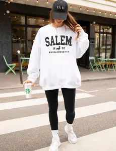 Salem Sweatshirt, Salem Massachusetts, Preppy Varsity Halloween Sweatshirt, Witch Crewneck, 1692 Sweatshirt, Fall Sweater, Salem Shirt