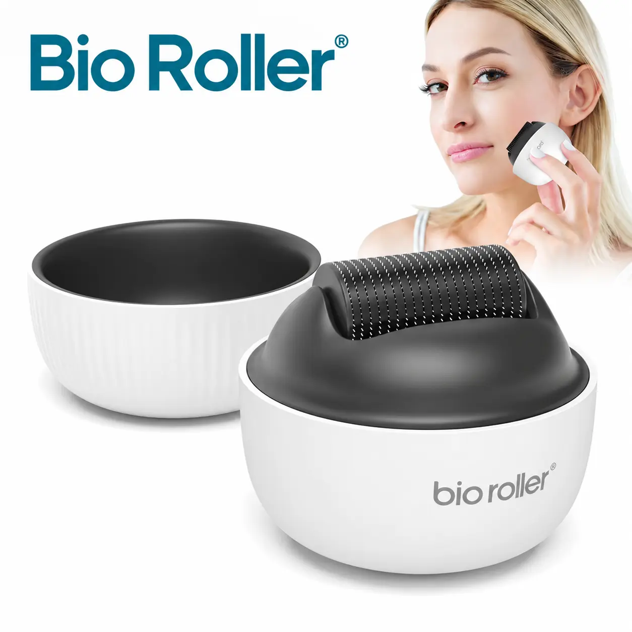 Bio Roller G4 Derma Microneedle 1200pin G4 Needle for Beard Hair Beauty Skin Care Tool