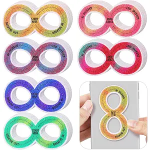 36 count  to School Sensory Strips   Calm Mindfulness Stickers Adults   Stickers Fidget Adhesives Rough Textured Tape for Classroom Desk Office Computer(Figure of Eight)