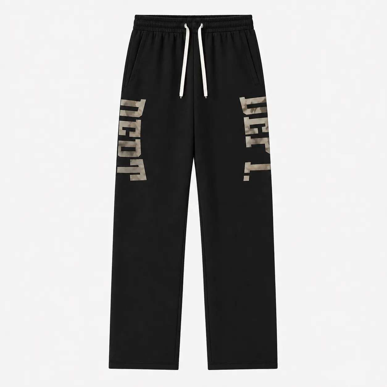Gallery Dept Logo Graphic Sweatpants, Y2K Streetwear Jogger Pants, Relaxed Fit Casual Unisex Bottoms