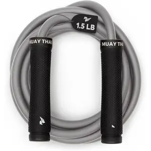 Muay Thai 3.0 Weighted Jump Rope for Men & Women - Professionally Designed for High-Intensity  | Muay Thai, MMA & Fitness Jump Rope - Full  Workout Weighted Rope