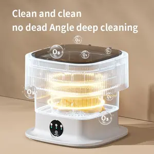 Portable washing machine,10L, Foldable Washer,3 Modes Deep Cleaning of Underwear, Baby Clothes and Other Small Clothes