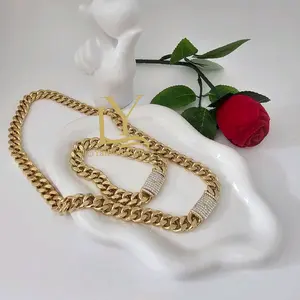 LaYaiBoutique #1744  set Mónaco 14k gold plated high quality (10mm)