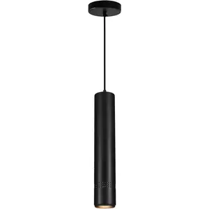 CWI Lighting Stowe LED 3 inch Black Down Mini Pendant Ceiling Light 7117P3-1-101-A