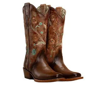Women's Desert Blossom Square Toe Cowgirl Boots