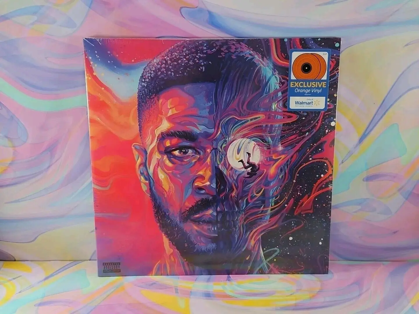 Kid Cudi - Man On The Moon III: The Chosen (2xLP Record, 2021) Orange New Sealed