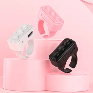 Tiktok Scrolling Ring Remote Control, Camera Shutter Remote, Wireless Bluetooth-compatible Scroll Wheel for iPhone & Android Devices