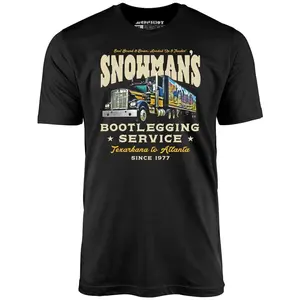Snowman’s Bootlegging Service T-Shirt, Smokey & The Bandit Sweatshirt, Funny Trucker Movie Hoodie