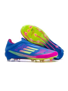 Men Women High-End Seamless Football Shoes, Anti-Slip Durable Outdoor Lawn Soccer Shoes, Super Grip Support, Fashionable Design