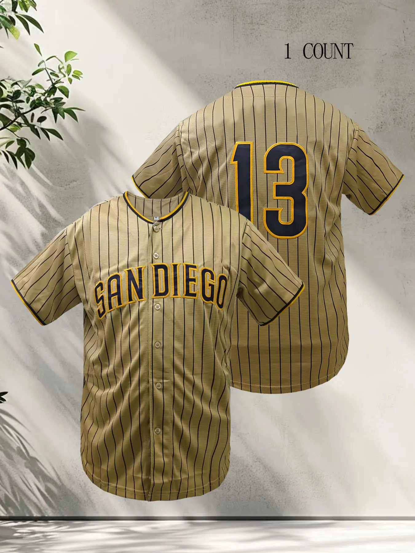 Men's Breathable Casual Baseball Jersey Comfortable Sportswear Quick-Dry Embroidered Shirt Competition Uniform Unisex Short Sleeve Top Athletic Active Tops Sporty Jersey