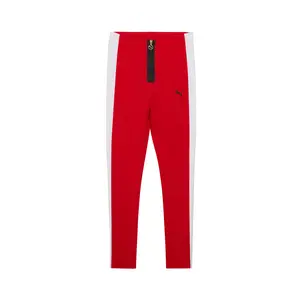 PUMA Womens T7 Zip Leggings Casual - Red