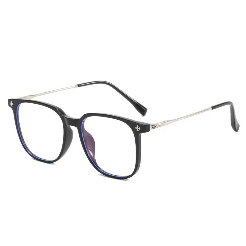Lyrasses 2.0 Upgraded Version Black Square Glasses, TR90 Ultra Light, Anti-BlueLight & Photochromic, Unisex Fashion Frames, Anti Eyestrain Eyewear, Trendy Daily Accessory, Ideal Gift Idea, Perfect for Banquet, Party and BusinessNo-Makeup Essential,