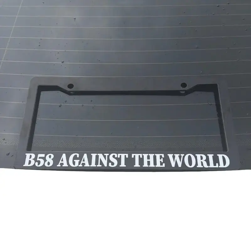 License Plate Frames for Automotive, durable Vehicle Accessory for License Plate Mounting