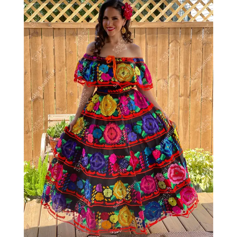 sachin and babi light blue dress elegant mexican style dresses