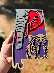 FSU/Alabama house divided sign