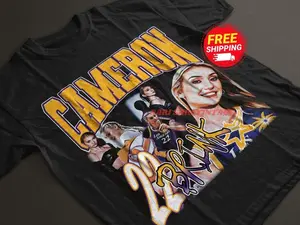 Cameron Brink Shirt LA Vintage Cameron Brink Graphic Tee 90s Style T-Shirt Unisex Gifts for Him and Her Los Angeles Women's basketball fan