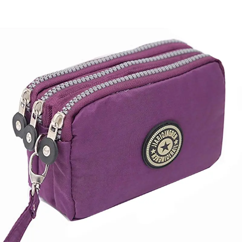 Multi-Function Coin Purse, Women's Wallet, Daily Commuter Purse, Credit Card Holder, Key & Phone Organizer with Zipper Closure, Waterproof Wristlet Pouch, Suitable for Daily Commuting, Dating or Shopping, Features Durable Nylon Material for Easy Cleaning