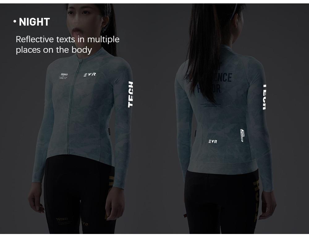 EVR26 New “Light Dust Era” Spring/Summer Women’s Long-Sleeve Cycling Top, Sun Protection, Quick Dry, High Stretch (Item No.: 2620) — Road Bicycle Jersey