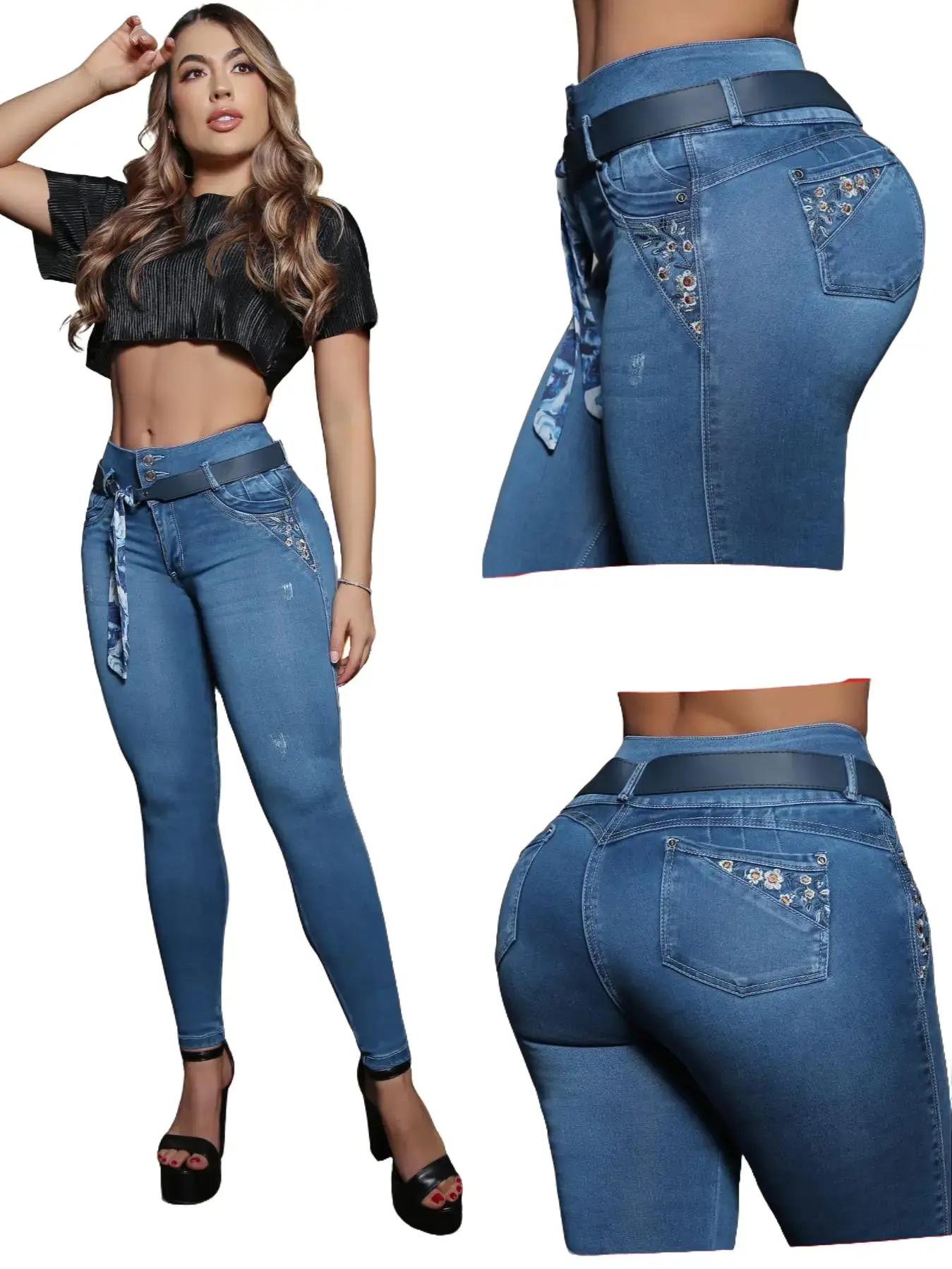 COLOMBIAN BONBONUP WOMAN'S JEANS BUTT LIFTER