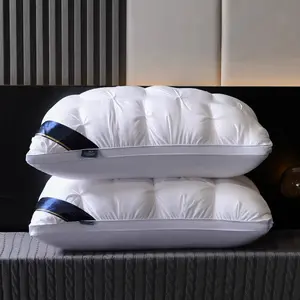 Luxury Hotel-Quality Neck Support Pillow, for Deep Sleep and Comfort, with a Fluffy Pillow Core, Suitable for All Seasons, a Perfect Gift