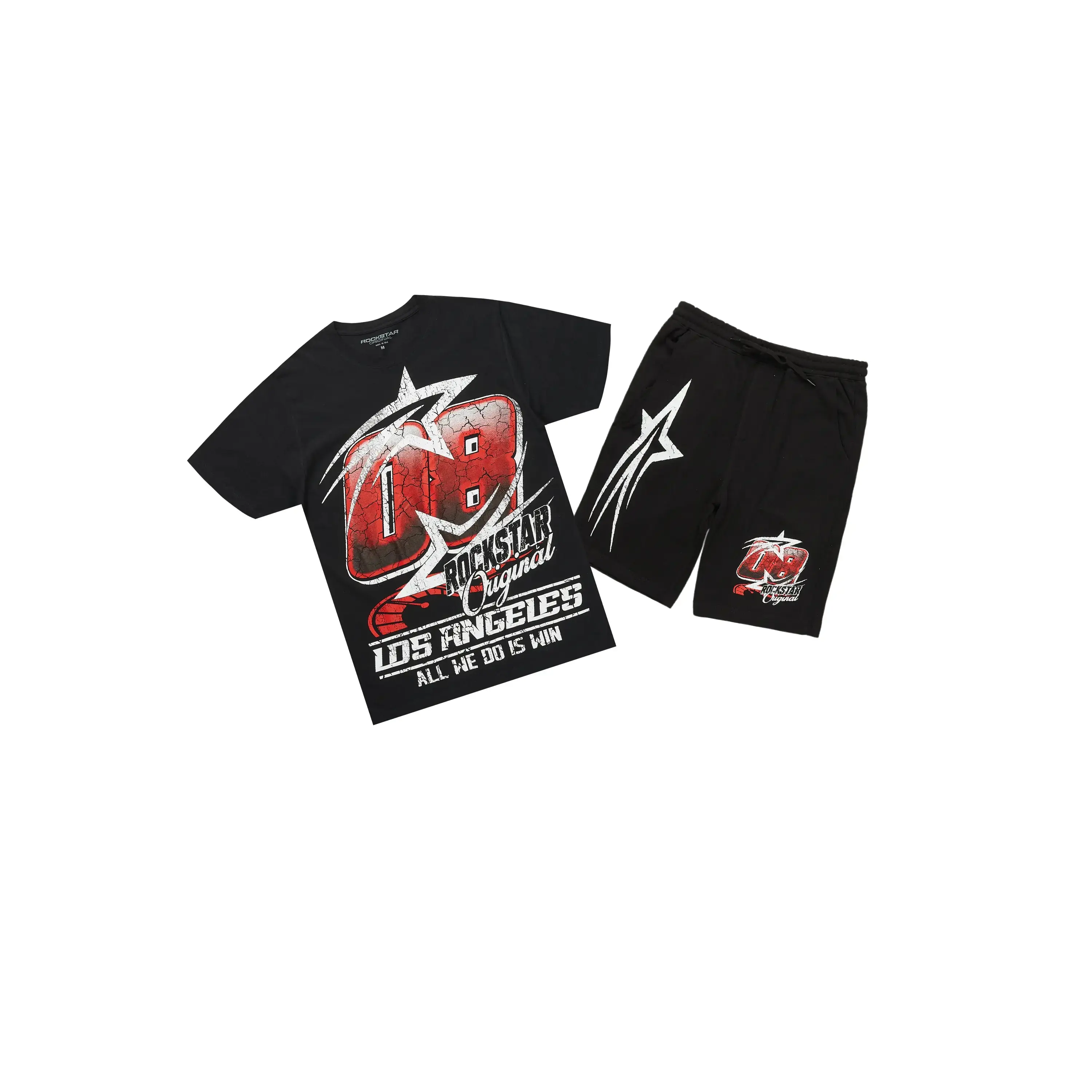 Kastell Black T-Shirt Short Set Kastell Black T-Shirt Short Set
