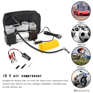 Heavy Duty Electric Air Tire Pump 12V Inflator Auto Car Truck Compressor 150PSI
