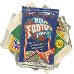 Five Packs of 1990’s NFL Football Trading Cards