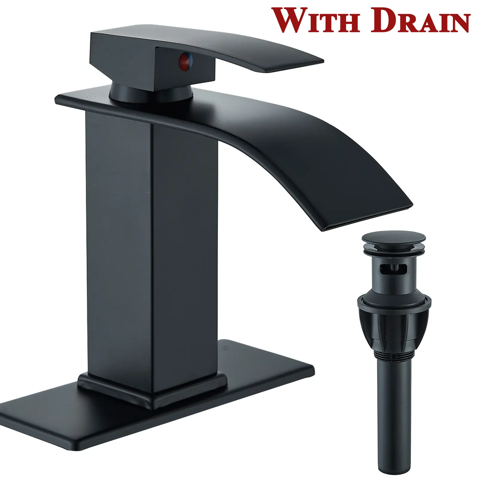 Matte Black(with Drain)