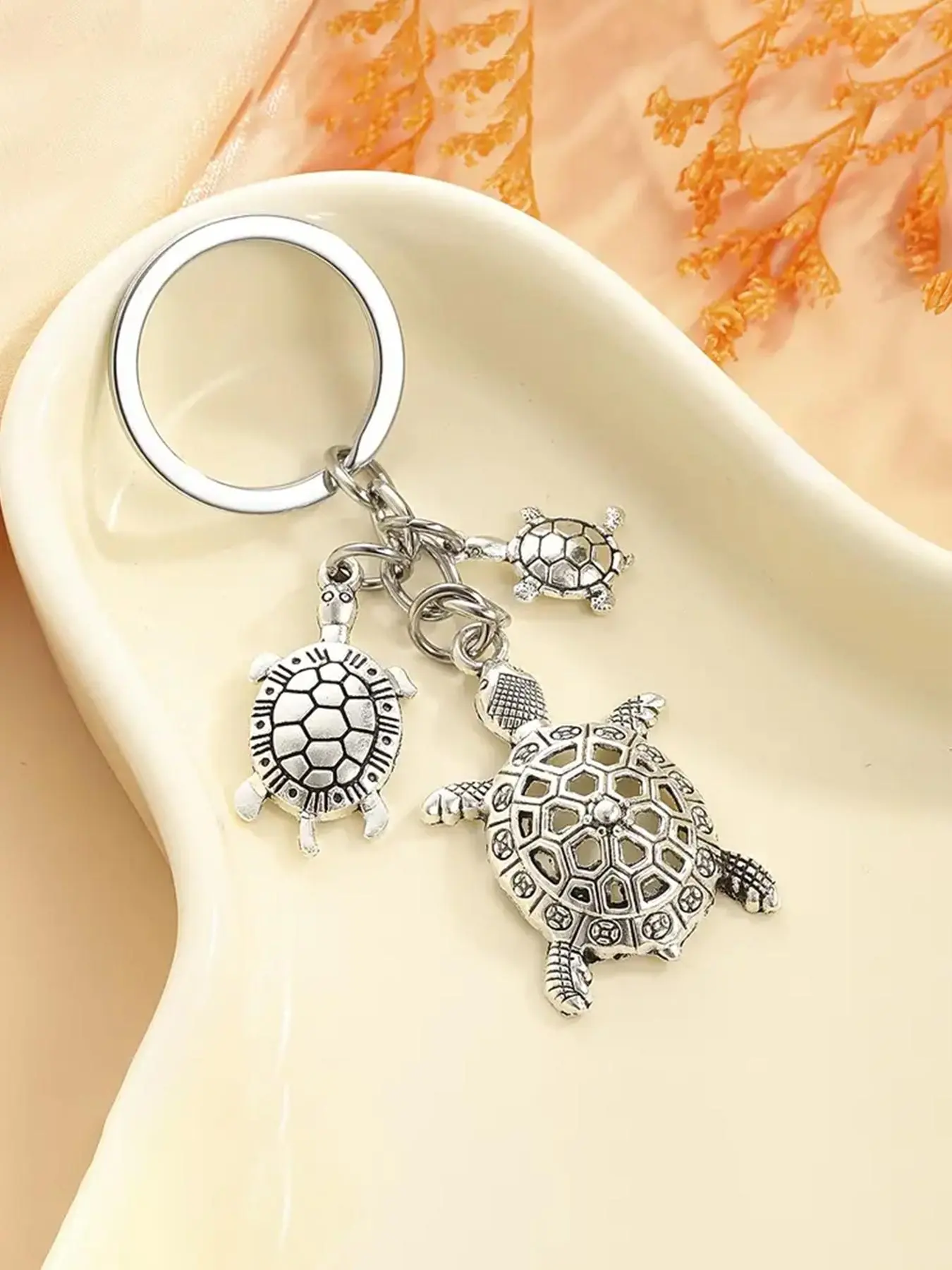 Cute Turtle Design Keychain, Trendy Alloy Keychain for Women & Men for Daily Clothing Decor, Trendy All-match & Exquisite Keychain for Birthday Gift, Keychain For Bags, Cute Keychains