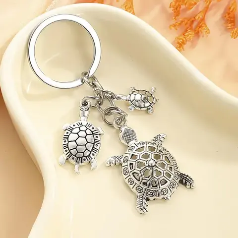 Cute Turtle Design Keychain, Trendy Alloy Keychain for Women & Men for Daily Clothing Decor, Trendy All-match & Exquisite Keychain for Birthday Gift, Fashionable Alloy Keychain, Keychain For Bags