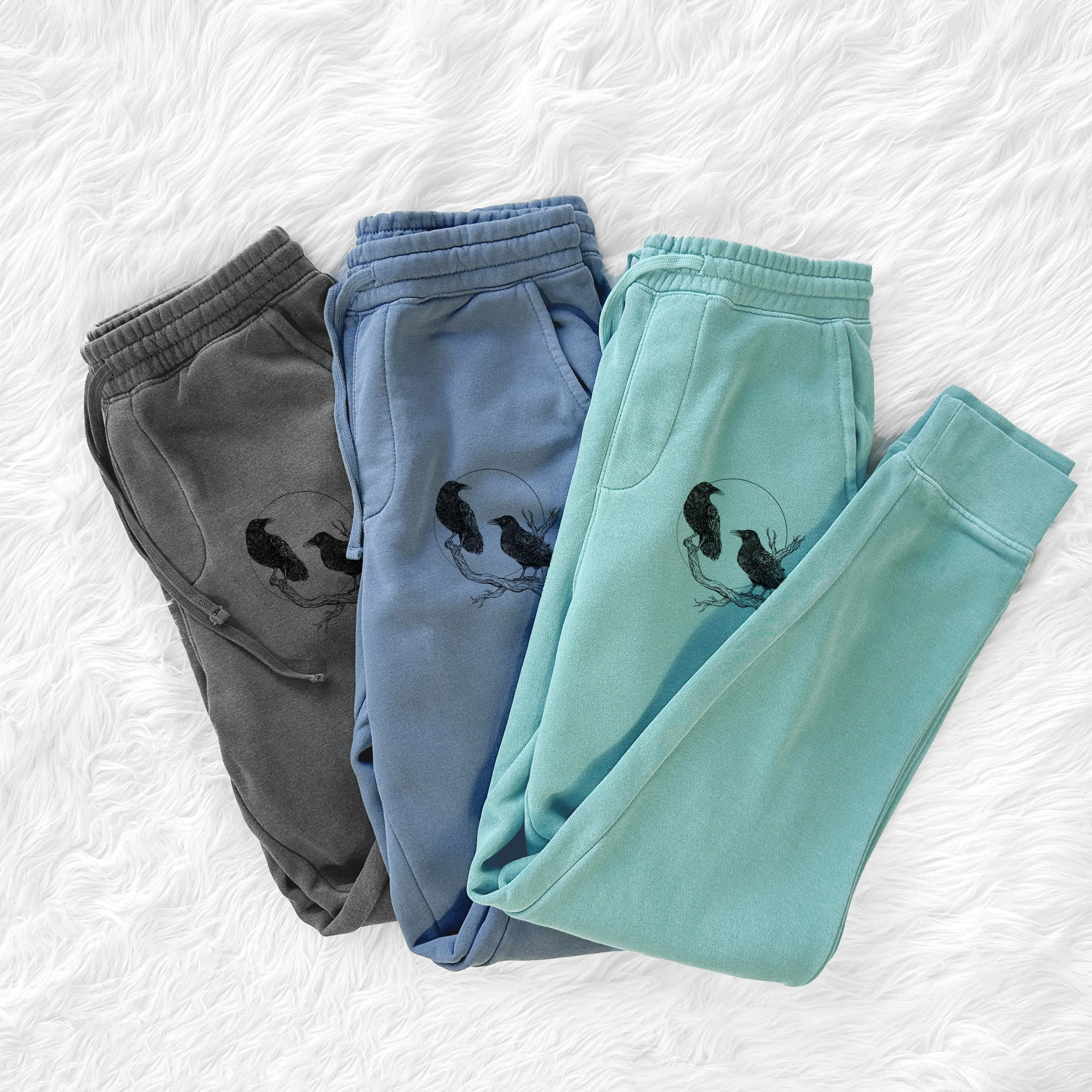 Midnight Ravens - Unisex Pigment Dyed Sweatpants