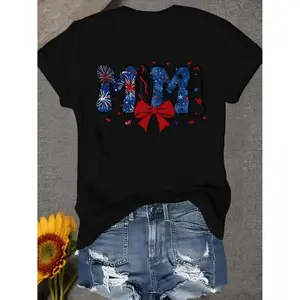 Mimi T-Shirt from America, Retro American Mimi T-Shirt, Independence Day Themed T-Shirt, Comfortable Retro American T-Shirt