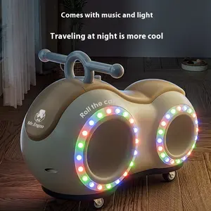 Children's Peanut Sliding Universal Wheel Plastic