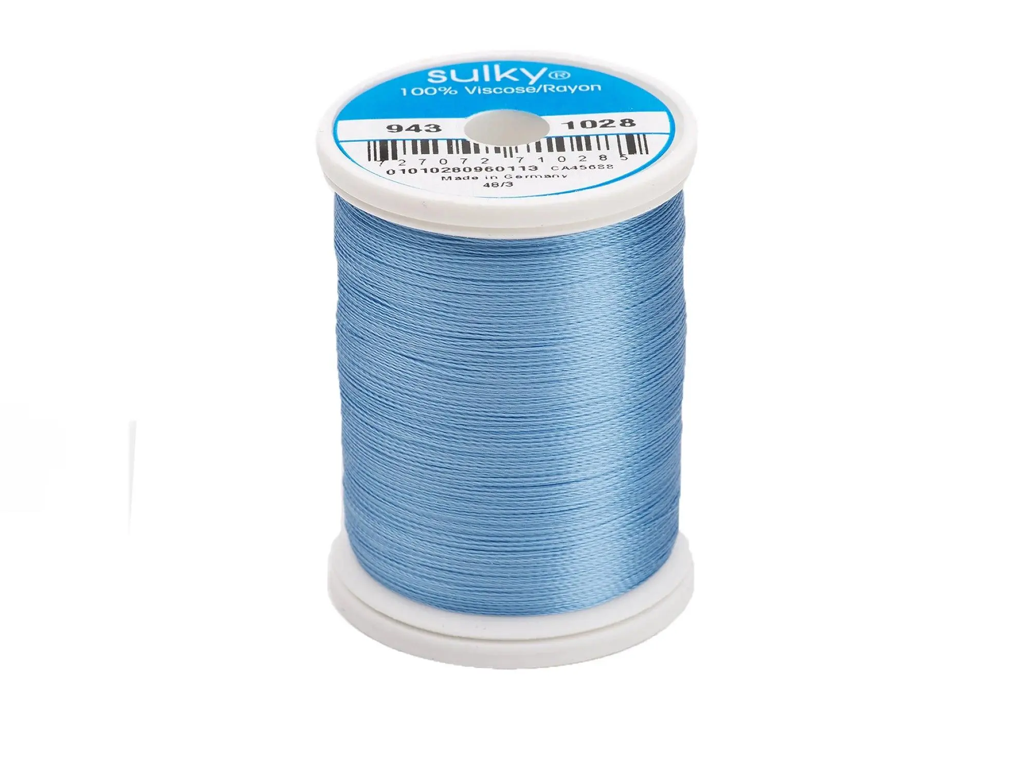 Sulky Rayon 40wt Embroidery Thread | Baby Blue (#1028) | 850 yds