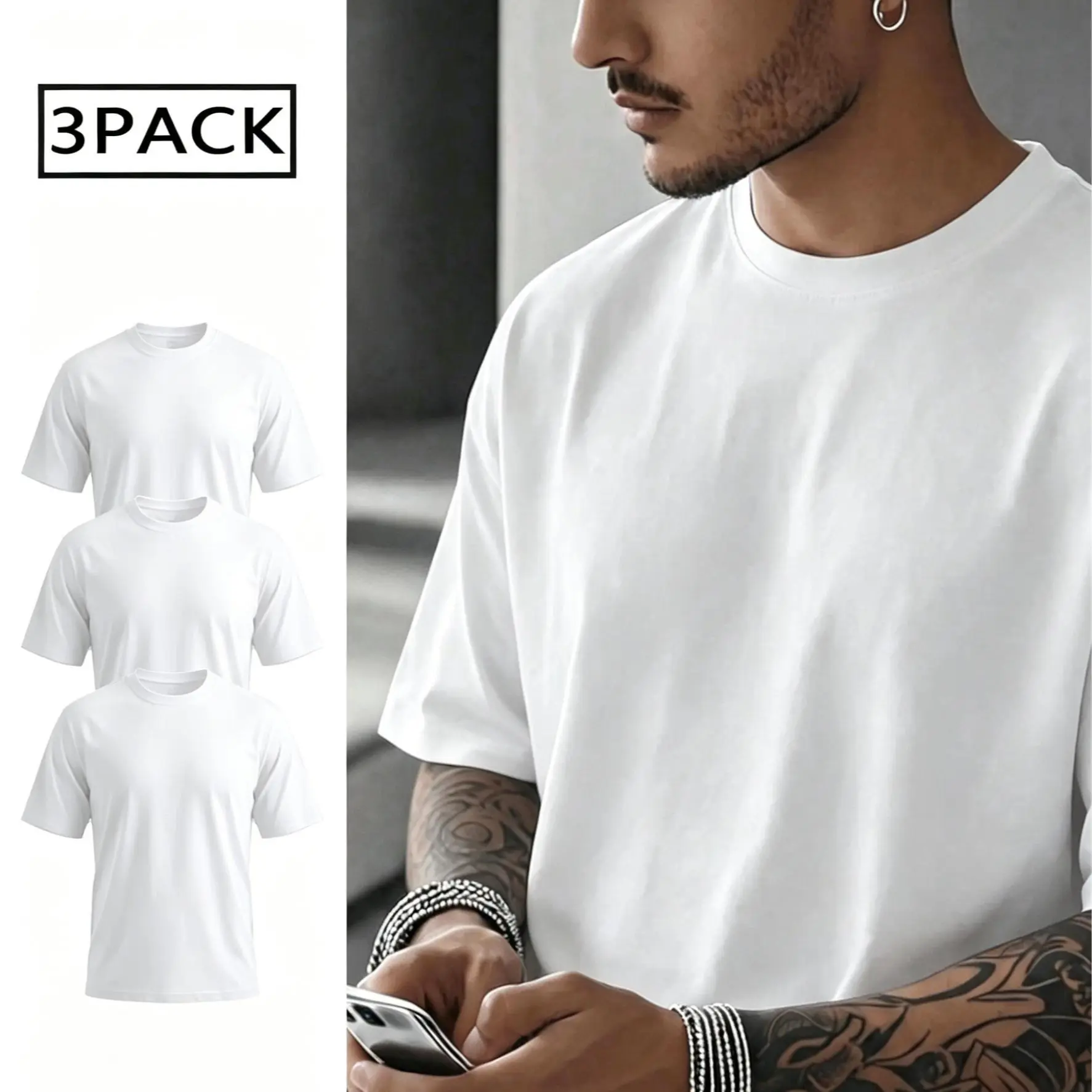 White （3-pack）