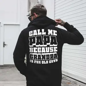 Call Me Papa Shirt, Funny Dad T-Shirt, Trendy Father’s Day Gift for Him, Cool Papa Hoodie, Casual Men’s Sweatshirt, Tops, Unisex