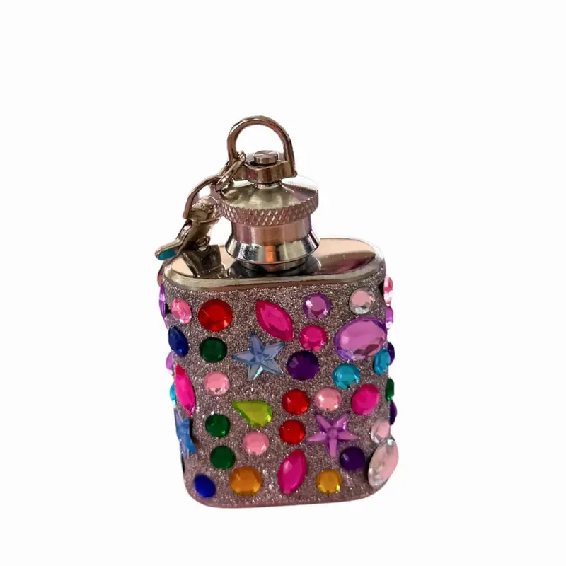 Y2K Princess Mini Flask Keychain